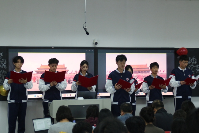 智能与电子工程学院开展“红色印象”入党启蒙教育成果展示大赛